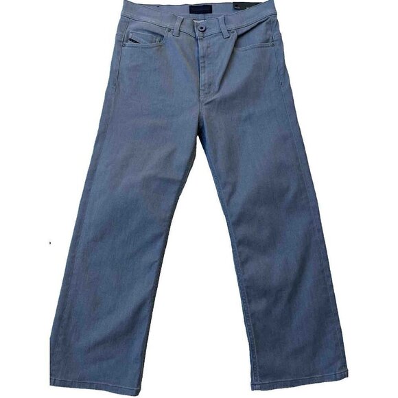 DIESEL Black Gold Women's Gray Type-1740 5 Pockets Crop Jeans Size 26 - Picture 13 of 15